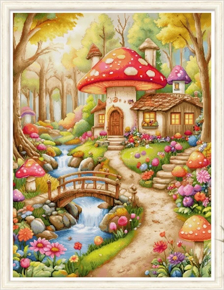 Mushroom house (พิมพ์ลาย)