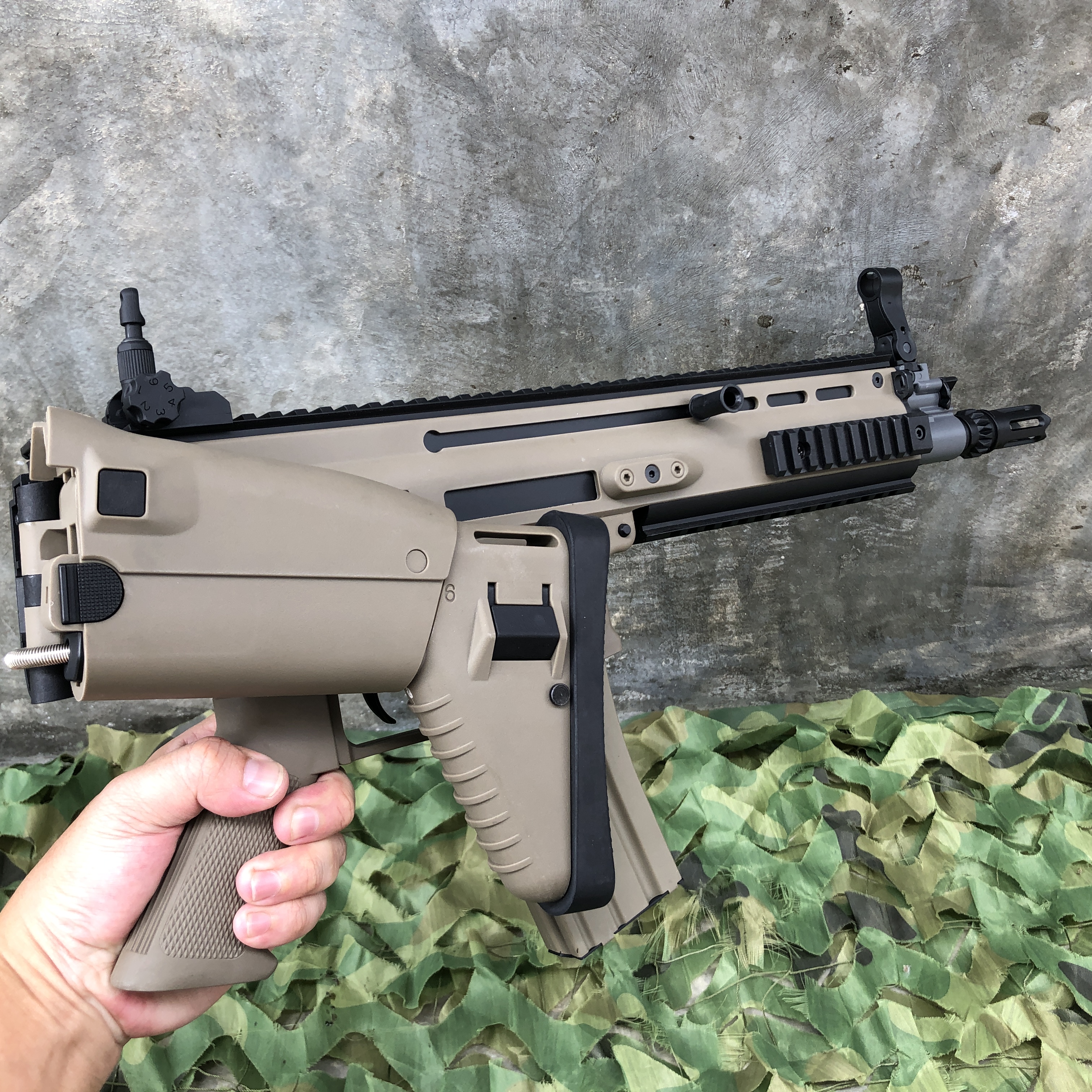 ปืนเจล ปืนเจลไฟฟ้า รุ่น SCAR-L (Semi Auto&Full Auto)