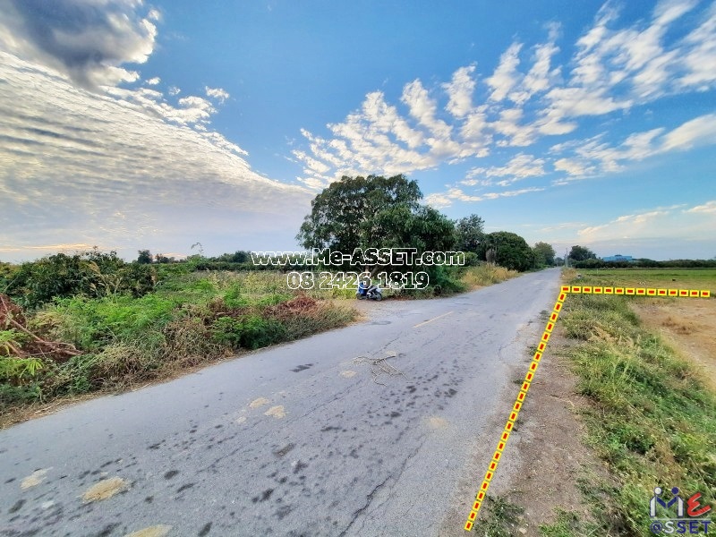 ขายที่ดินเกษตร ย่าน สนามคลี ตลิ่งชัน หนองศาลา หนองพันกง อำเภอเมือง สุพรรณบุรี : ใกล้ อบต.ตลิ่งชัน : 13-2-92.3 ไร่
