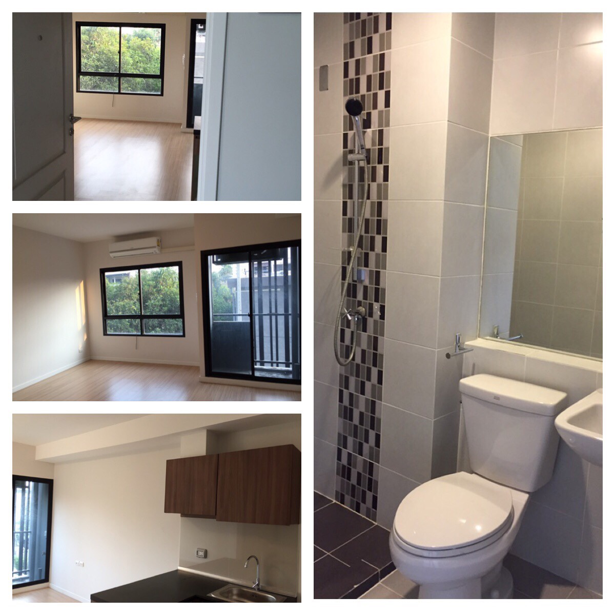 ขายคอนโดเลต รัชดา 36 ห้องสตูดิโอ ชั้น 3 ห้องมุม อาคาร B ห้องใหม่ไม่เคยอยู่ ; For Sale : Condolette Ratchada 36, Studio, Fl.3, Corner Unit, Bldg. B