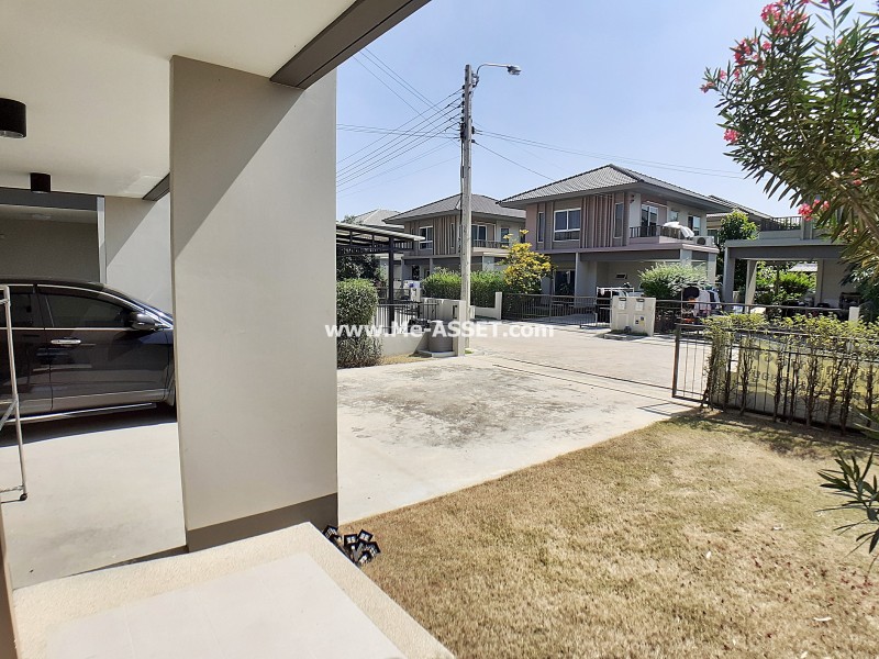 ขายบ้านเดี่ยว ม.คณาสิริ ศาลายา ถ.สำเร็จพัฒนา ต.ศาลากลาง อ.บางกรวย นนทบุรี ใกล้ ม.มหิดล / พื้นที่ 2 ชั้น 53.1 ตารางวา