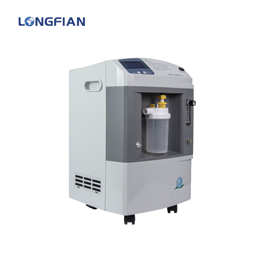 เครื่องผลิตออกซิเจน ขนาด 8 ลิตร Longfian รุ่น Jay-8 20 psi สำหรับผู้ป่วยเจาะคอ ประกันศูนย์ไทย 3 ปี