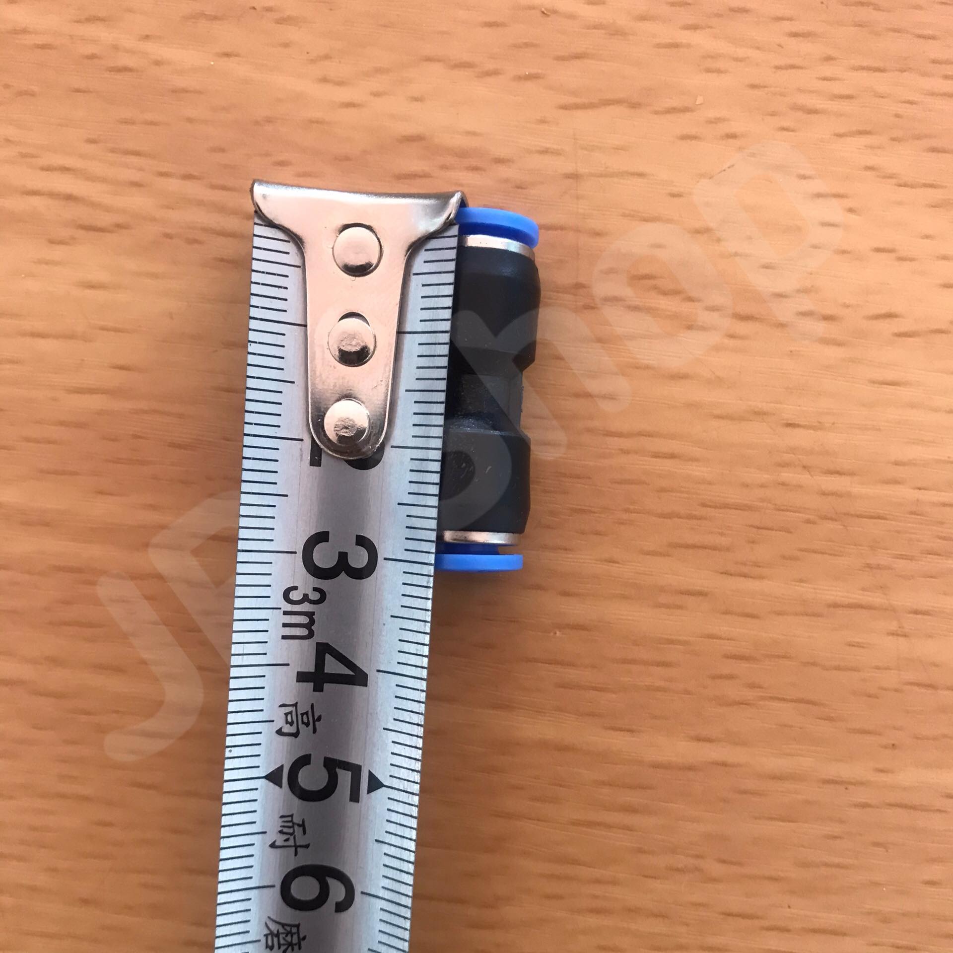 ข้อต่อลม PU 4 มม.-ต่อตรง ฟิตติ้งสายลม ต่อสายลม 4 มม. #4000