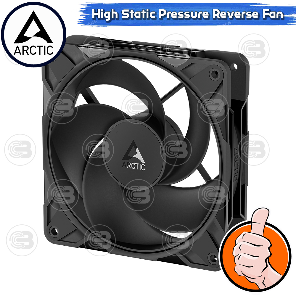 [CoolBlasterThai] ARCTIC P14 PRO REVERSE PST BLACK (140 mm.) X3 Value Pack PC Fan Case ประกัน 6 ปี