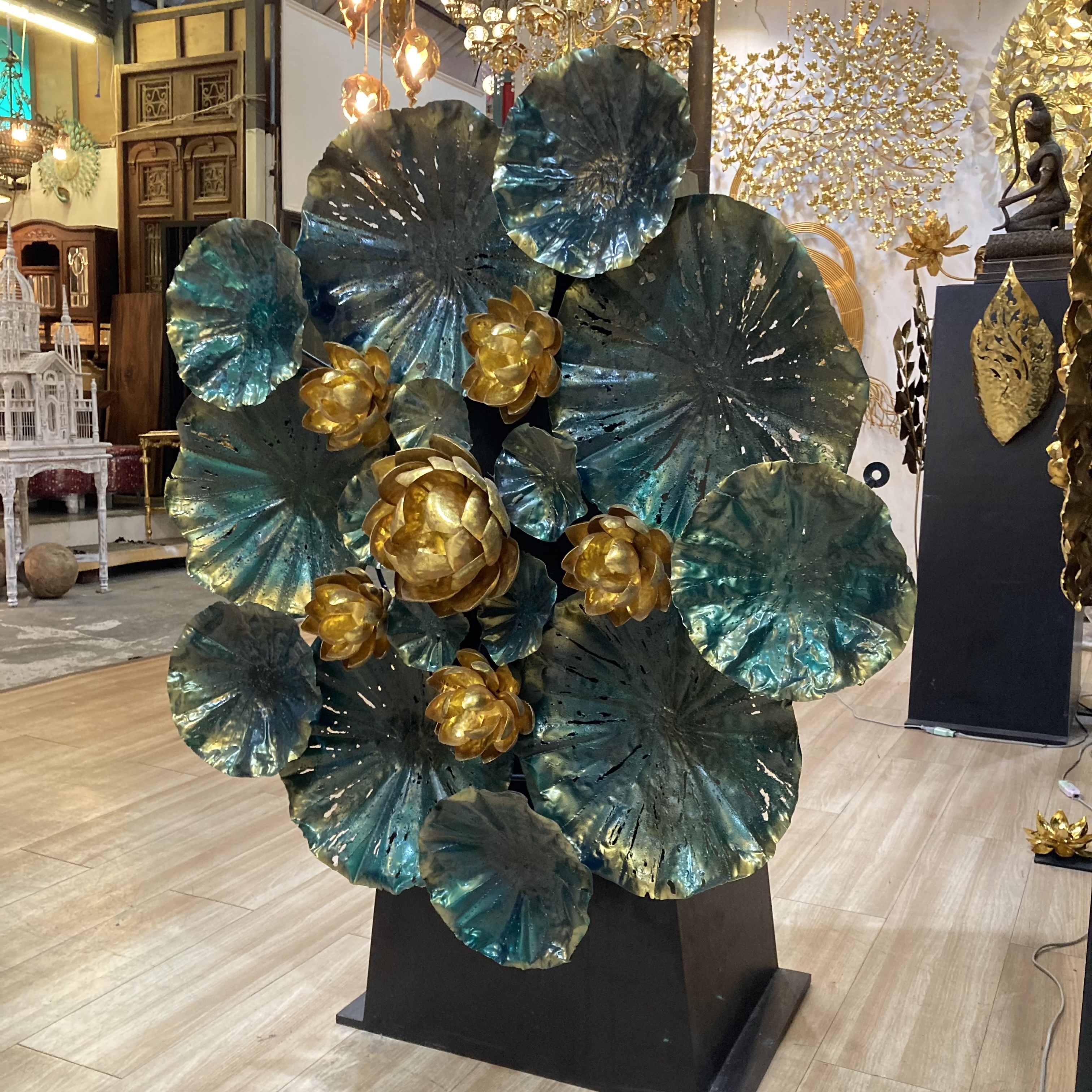 กอบัวเขียว (100x100 cm)