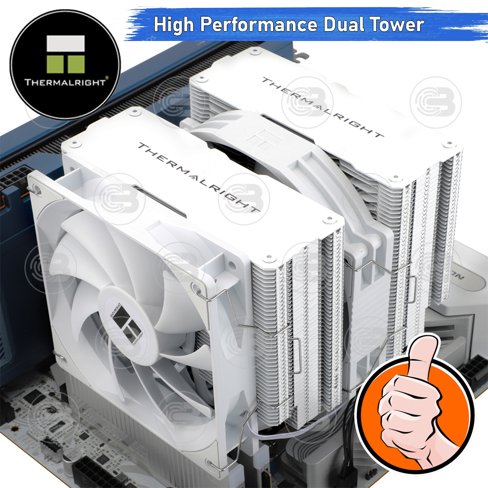 [CoolBlasterThai] Thermalright Peerless Assassin 140 White Heat Sink (AM5/LGA1851 Ready) ประกัน 3 ปี