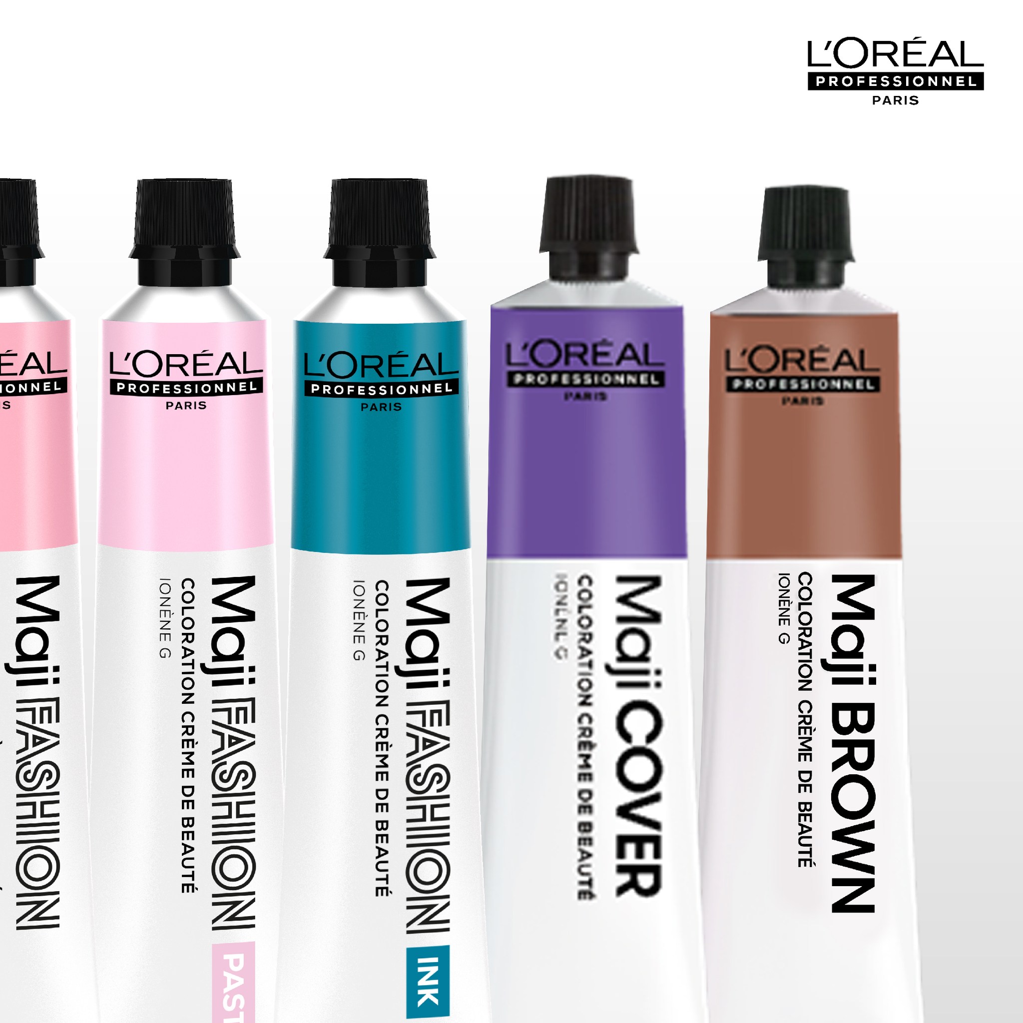 แท้พร้อมส่ง○ (ไม่รวมไฮ) L'Oreal Professionnel Majibrown ลอรีอัล มาจิบราว ครีมเปลี่ยนสีผม