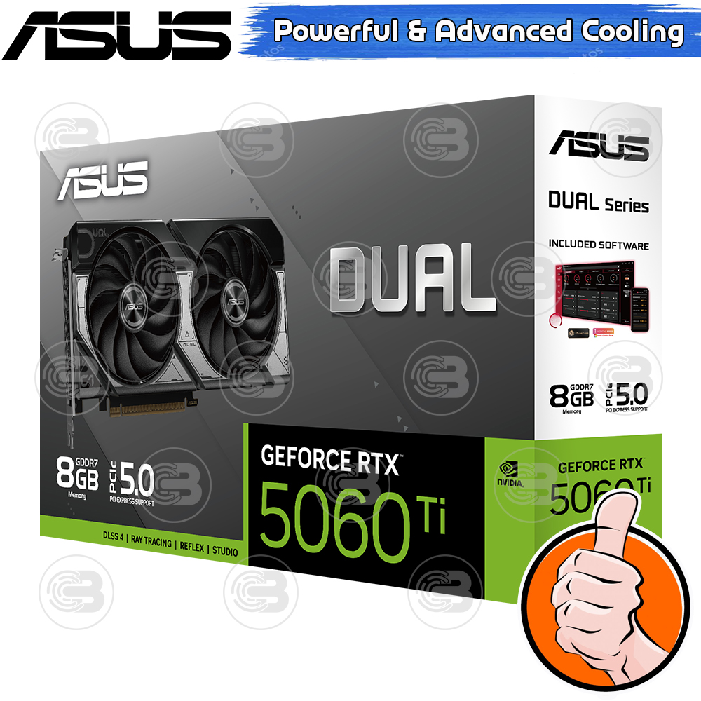 [CoolBlasterThai] ASUS DUAL RTX5060TI 8GB GDDR7 (3Y-ARC) New-In-Box