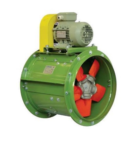 พัดลมท่อแบบต่อตรง, (Axial fan with drive) ALC