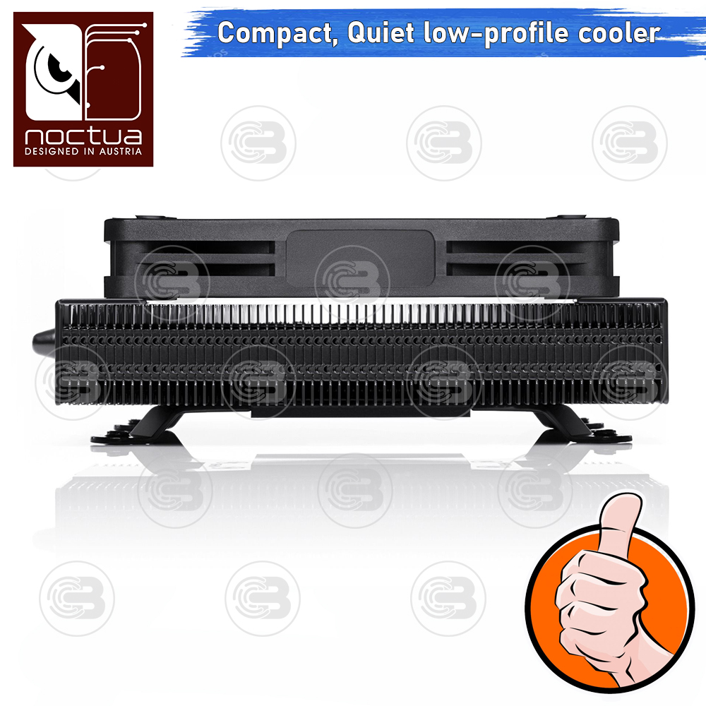 [CoolBlasterThai] Noctua NH-L9a-AM5 Chromax.Black Quiet Low-porfile CPU Cooler (AM5) ประกัน 6 ปี