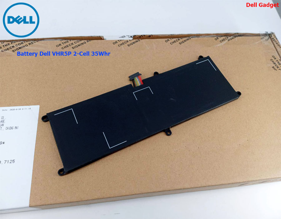 Battery Dell Latitude 11 รุ่น 5175, 5179 2-In-1, 2-Cell, 35Wh, แบตเตอรี่ Dell VHR5P ของแท้รับประกันศูนย์ Dell Thailand On-site Service