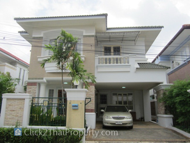 ขายบ้านเดี่ยว หมู่บ้านภาณุ ซ.อัศวพิเชษฐ์ เขตตลิ่งชัน 4 นอน 3 น้ำ