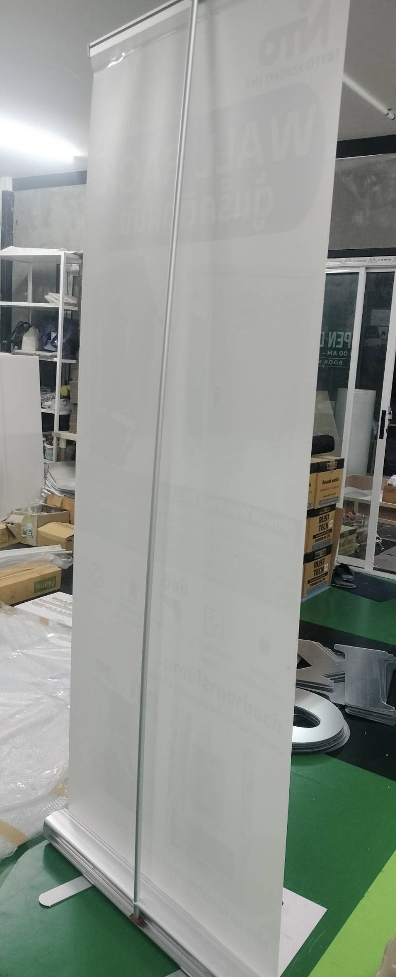 ป้ายRollup ป้ายตั้งหน้าร้าน ขนาด 200 x 80 cm