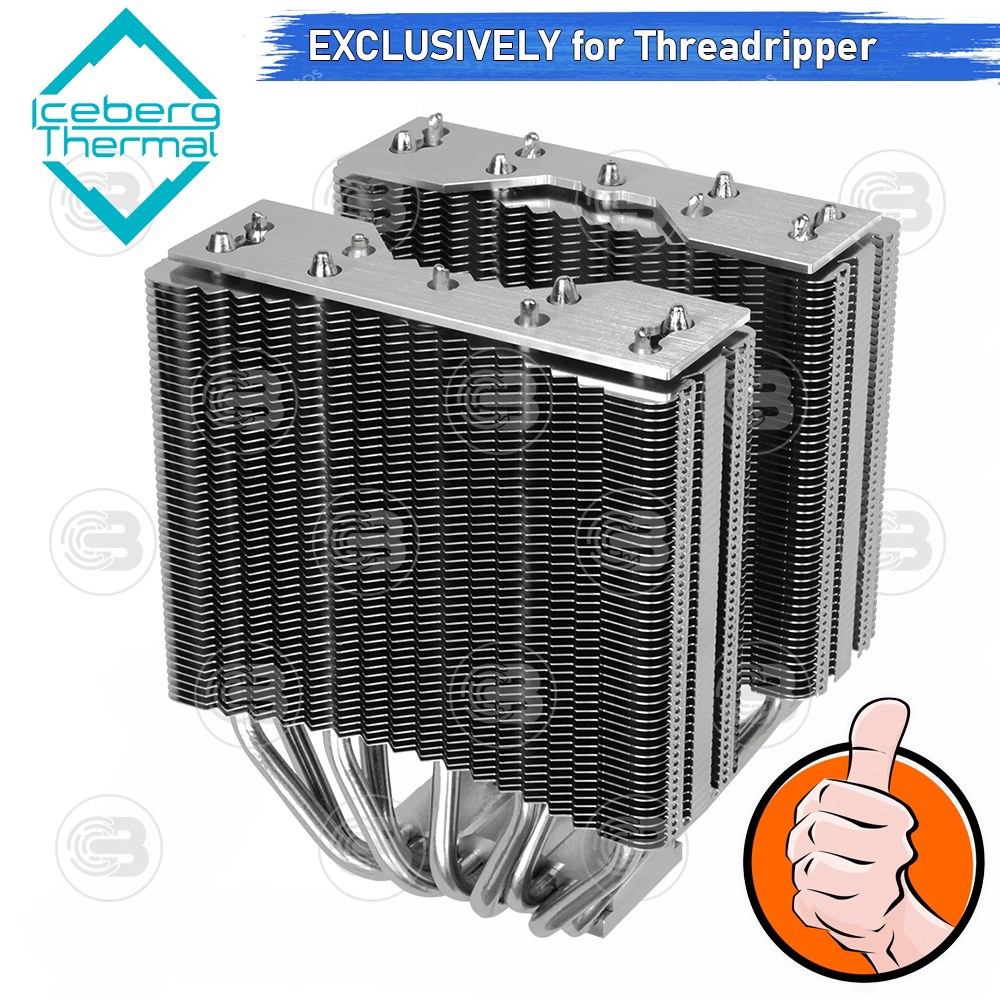 [CoolBlasterThai] Iceberg Thermal IceSLEET X9 Dual TR Dual Tower CPU Cooler with A-RGB ประกัน 2 ปี