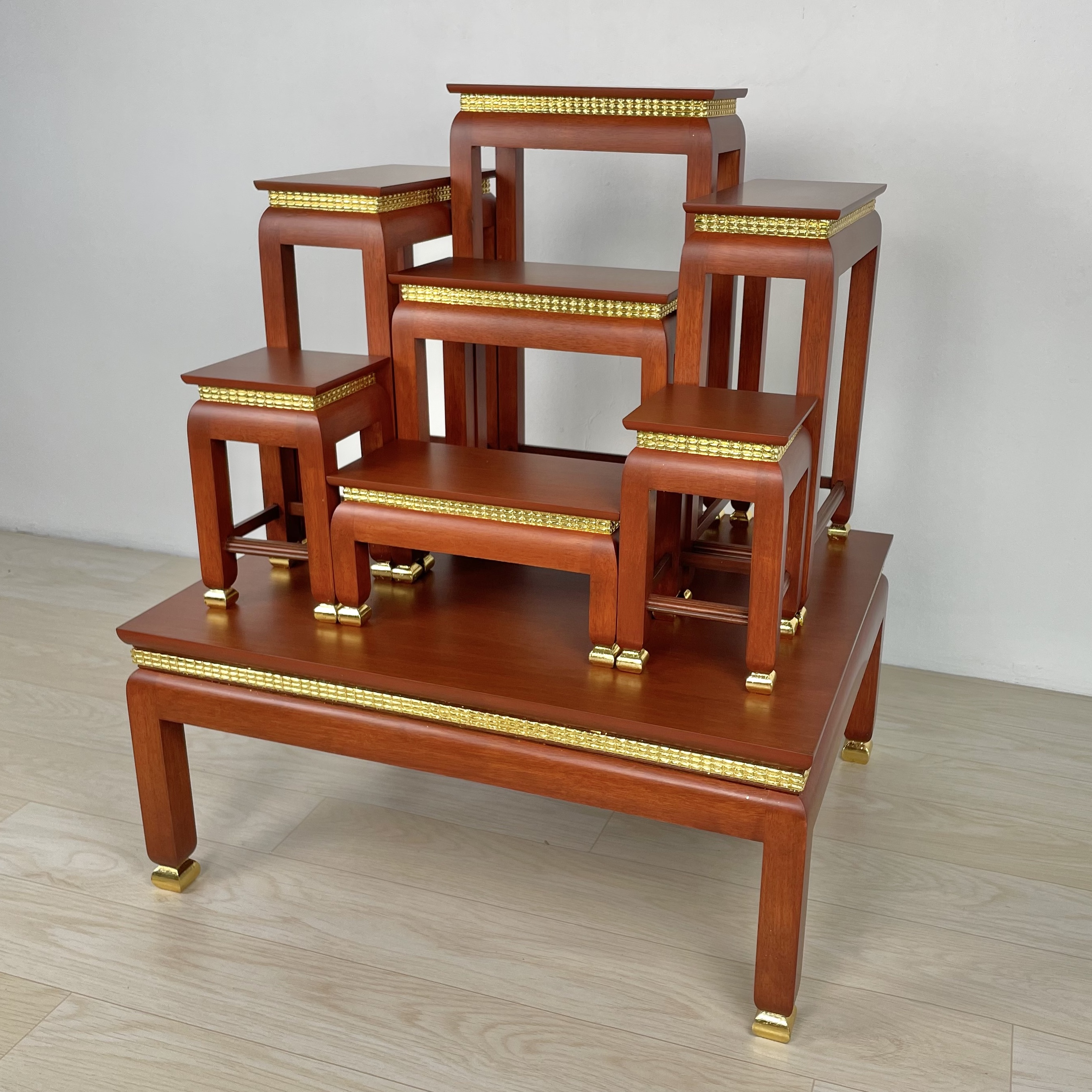 โต๊ะหมู่ 7 หน้า 6 พิกุลสัก ขาตุ่ม