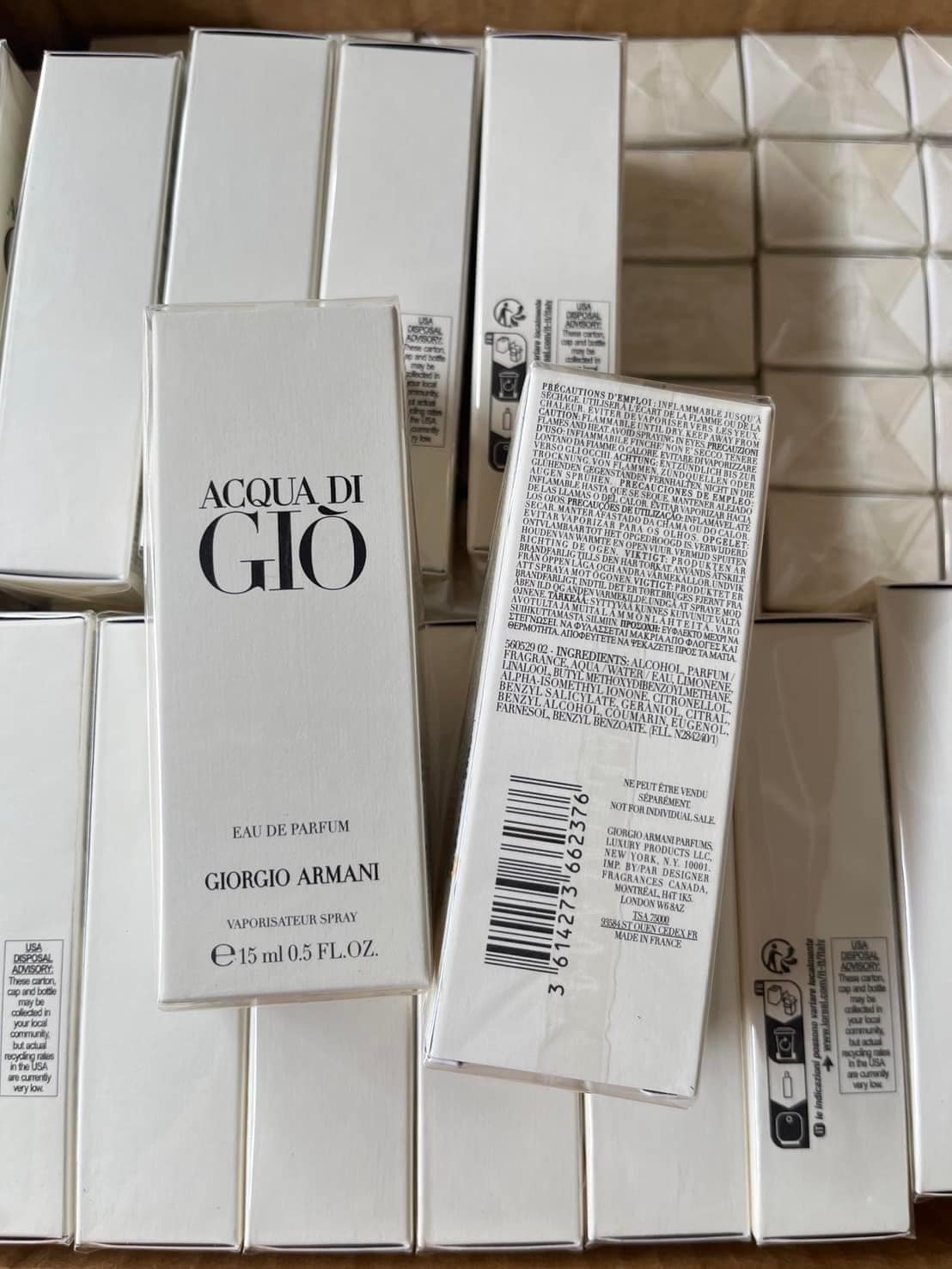GIORGIO ARMANI Acqua Di Giò Eau De Parfum 15ml. น้ำหอม ของแท้
