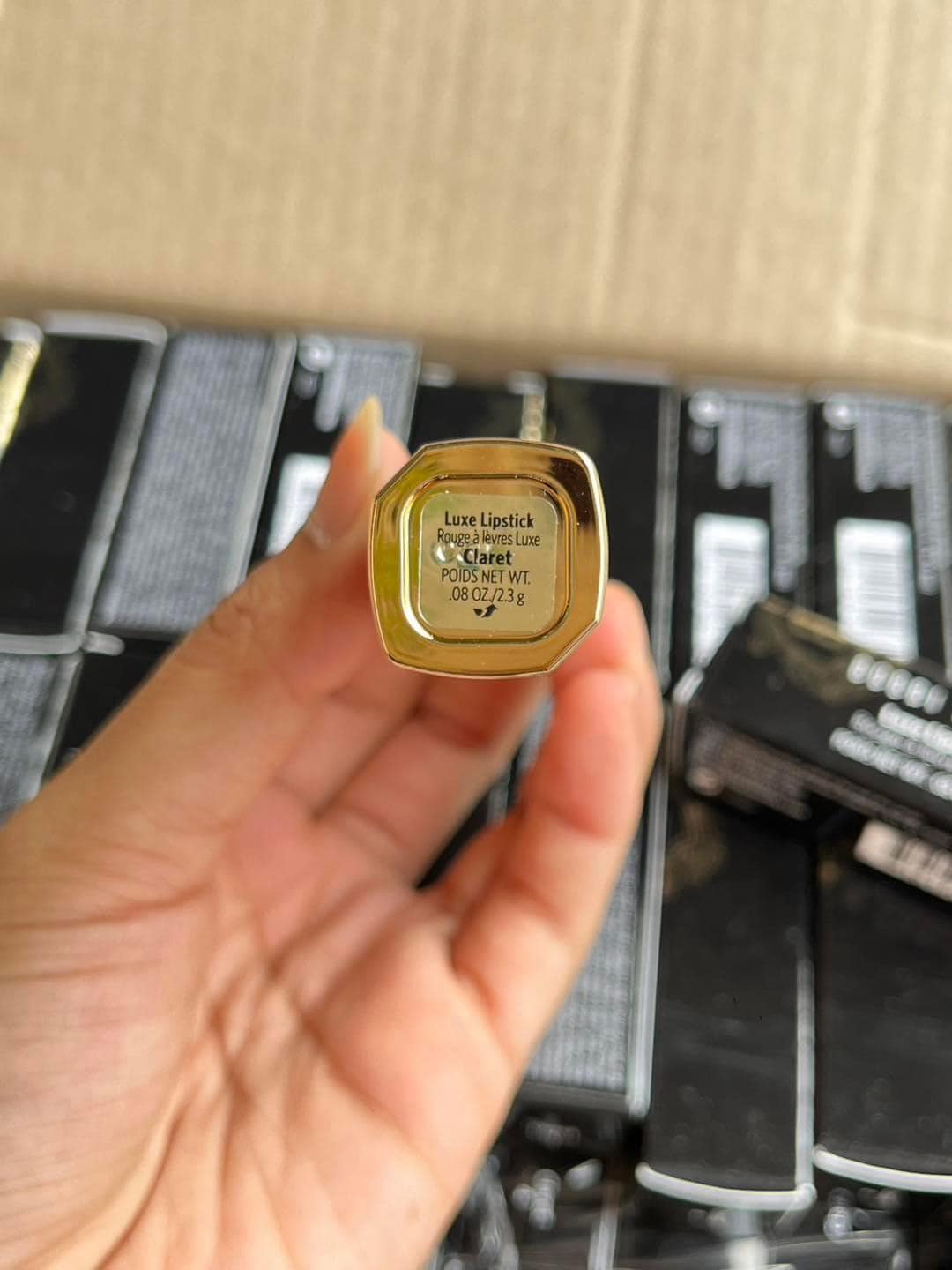 Bobbi Brown Luxe Lipstick สี #Claret ขนาดทดลอง 2.3g.