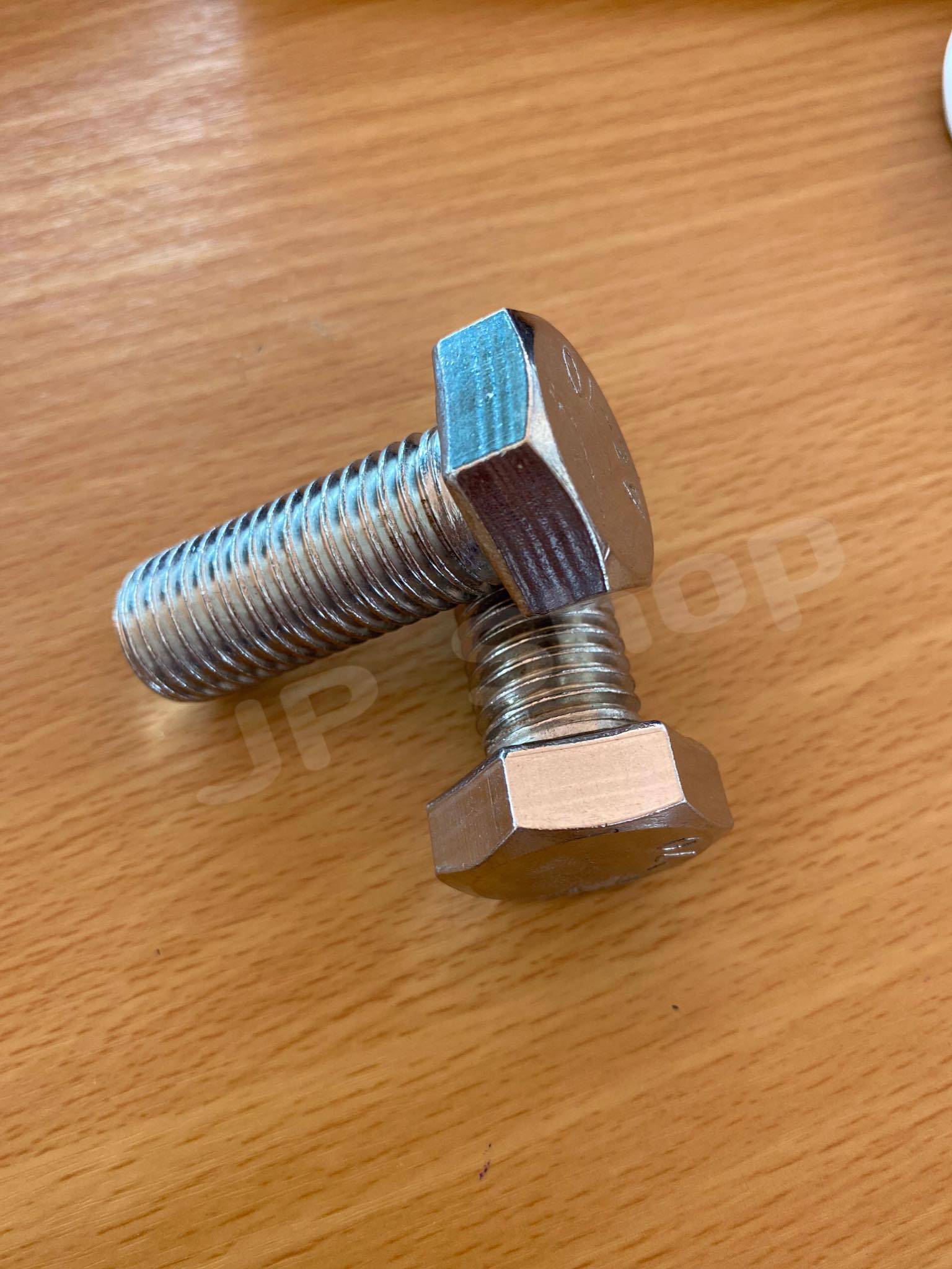 น็อตสแตนเลส304 สกรูหกเหลี่ยม ขนาดM20*50มม. ราคา/ชุด #205050