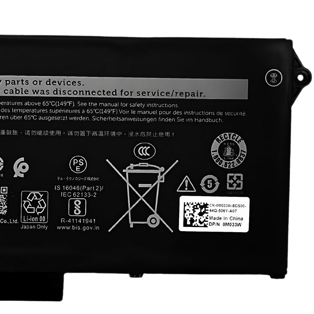 Battery Dell Precision 3560, 4-Cell, 63Wh, แบตเตอรี่ Dell RJ40G ของแท้รับประกันศูนย์ Dell Thailand ราคาไม่แพง