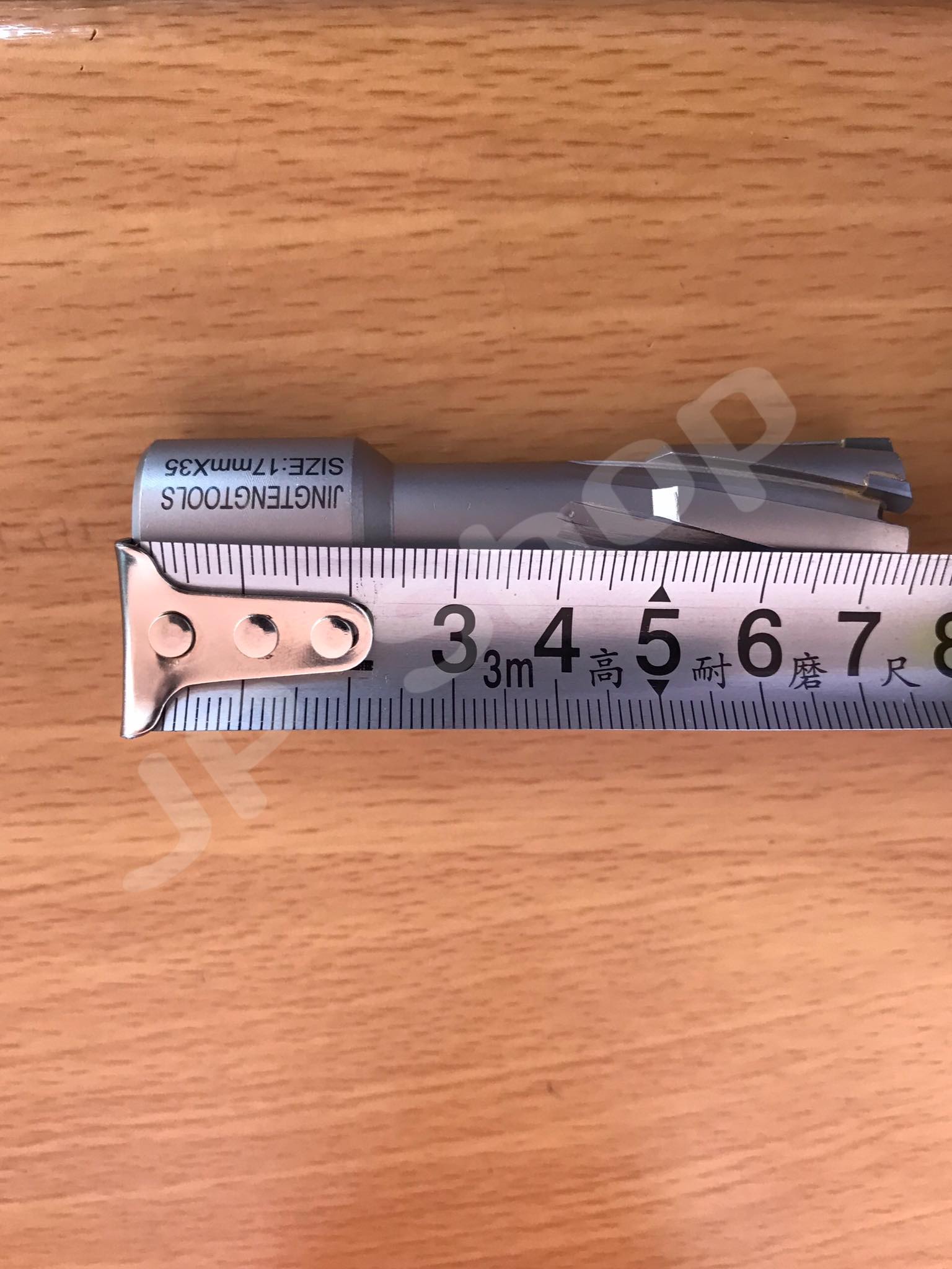 ดอกสว่านเจ็ทบอส แบบโฮลซอว์คาร์ไบสำหรับเจาะเหล็กหนา ด้วยสว่านแม่เหล็กไฟฟ้า ขนาด17*35 มม. #1735