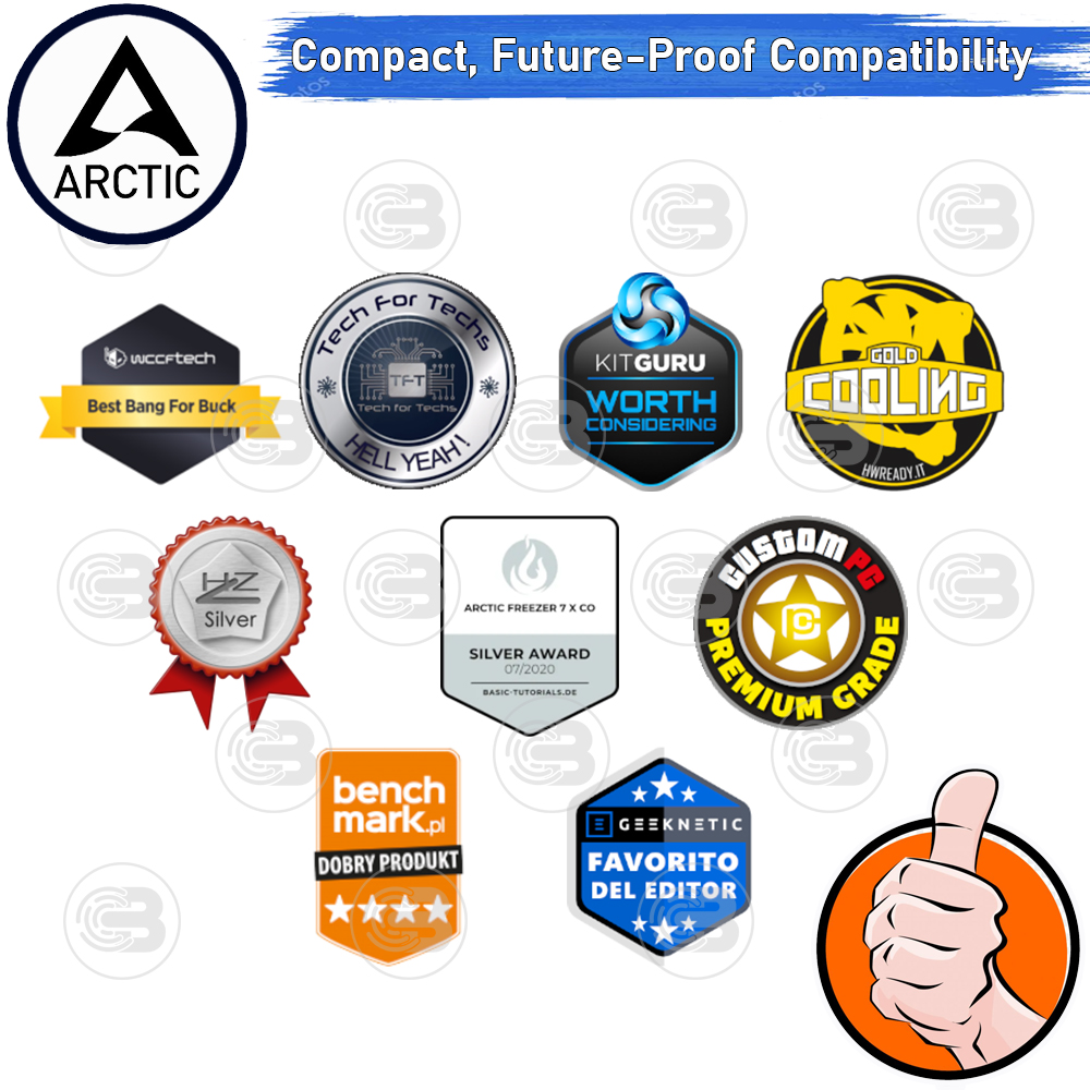 [CoolBlasterThai] Arctic Freezer 7X CPU Cooler (LGA1700/AM5 Ready) ประกัน 6 ปี