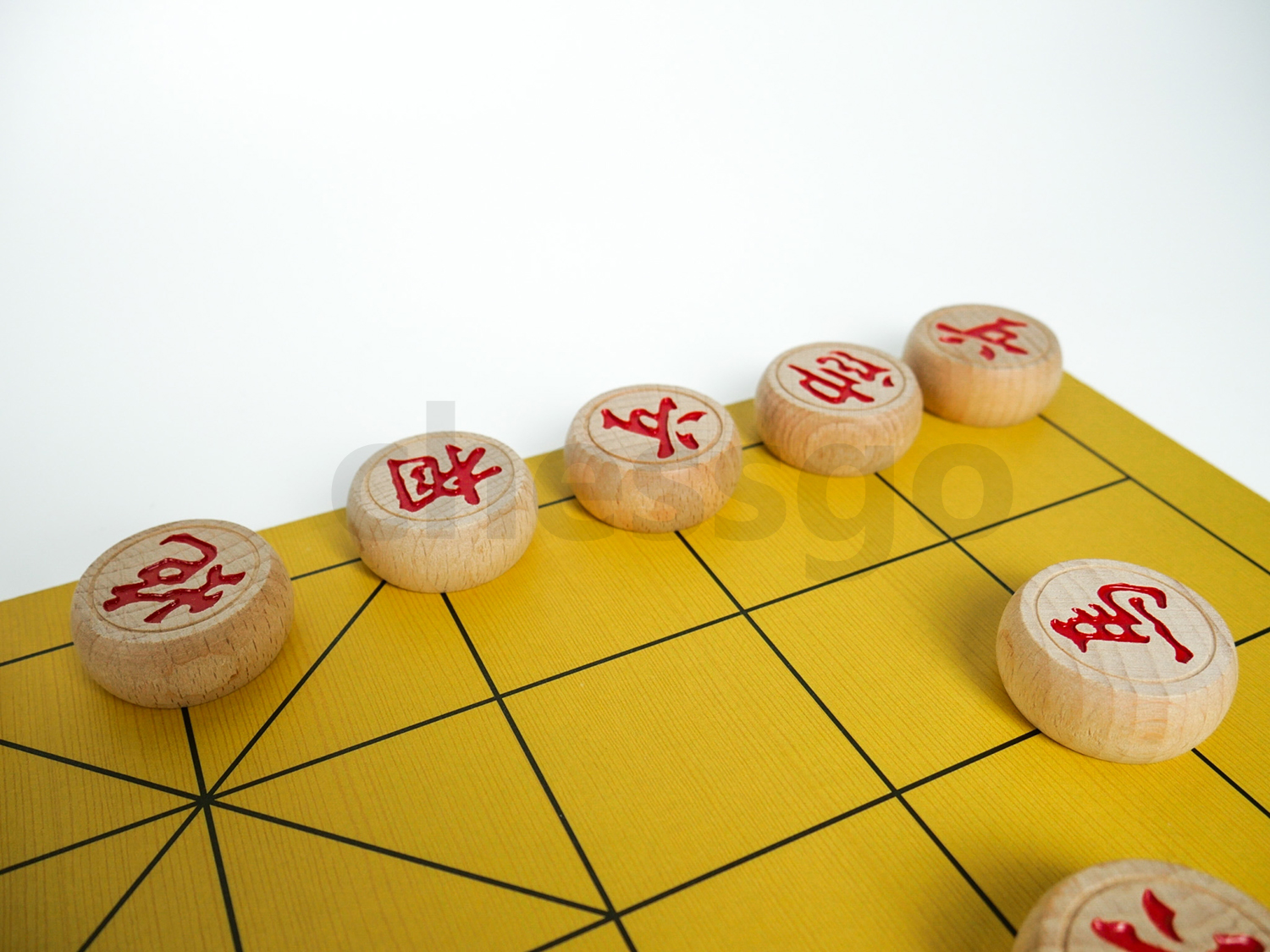 ชุดหมากรุกจีน(กระดานไม้บาง+ตัวไม้บีช#40)