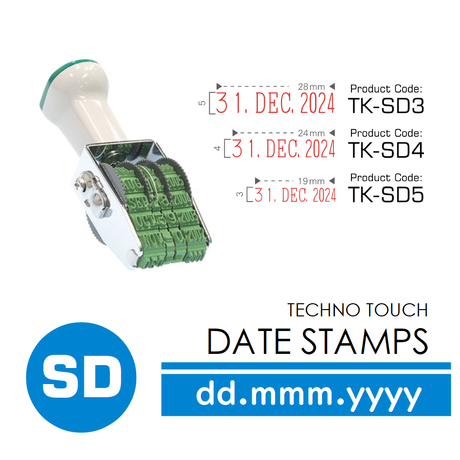 SANBY ตรายางวันที่ SD [วว.ดดด.ปปปป] รุ่น TECHNO TOUCH