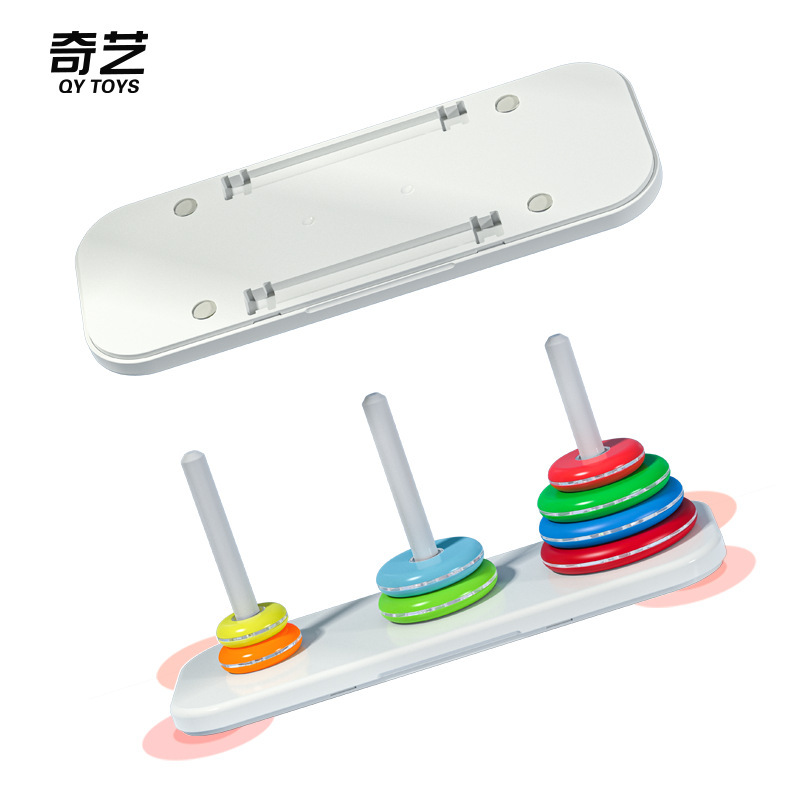 หอคอยฮานอยพลาสติก QY Rainbow Tower of Hanoi