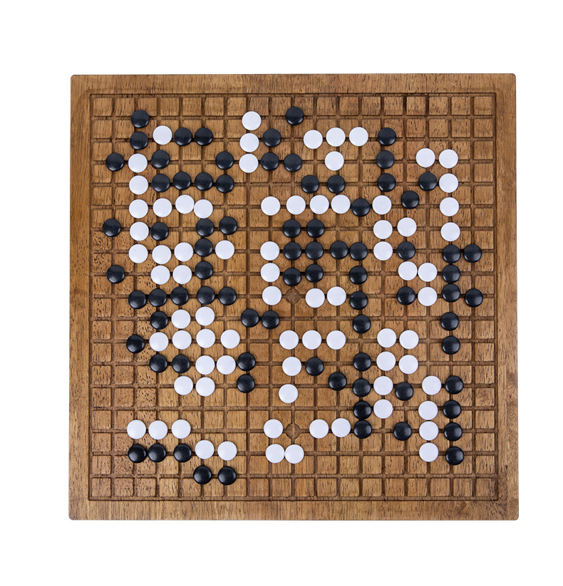 ชุดหมากล้อมไม้ Solid Wood