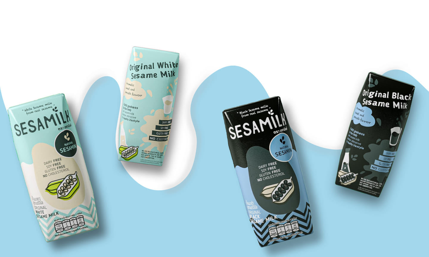น้ำนมงาขาว 🥛 แท้ 💯% SESAMILK สูตรออริจินอล 😋อร่อย อุดมไปด้วยสารอาหารที่มีประโยชน์💪 แพ็ค 3 กล่อง‼️