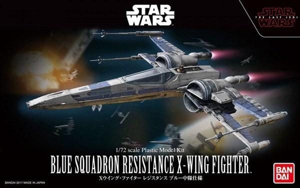1/72 Blue Squadron Resistance X-Wing Fighter BANDAI - Star Wars