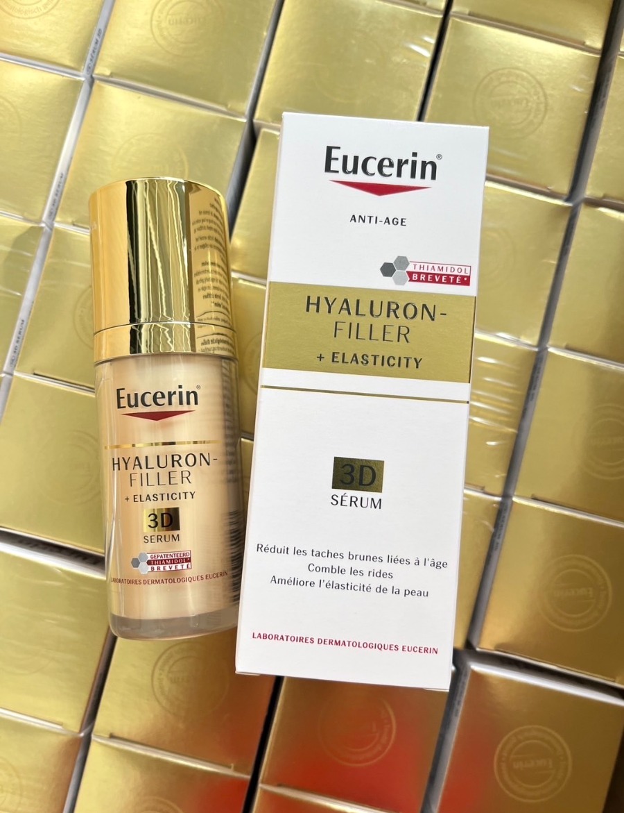 Eucerin Hyaluron-Filler +Elasticity 3D Serum 30ml. เซรั่มลดริ้วรอย