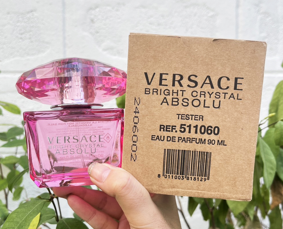 กล่องเทสเตอร์ Versace Bright Crystal Absolu Eau De Parfum 90ml. ของแท้
