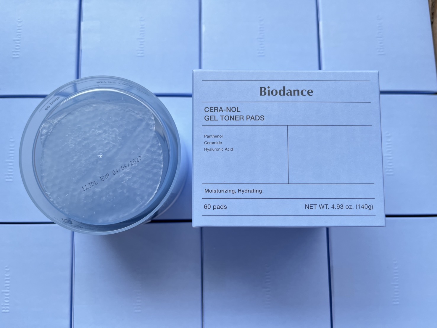 โทนเนอร์แพด กระปุกฟ้า Biodance Cera-nol Gel Toner Pads