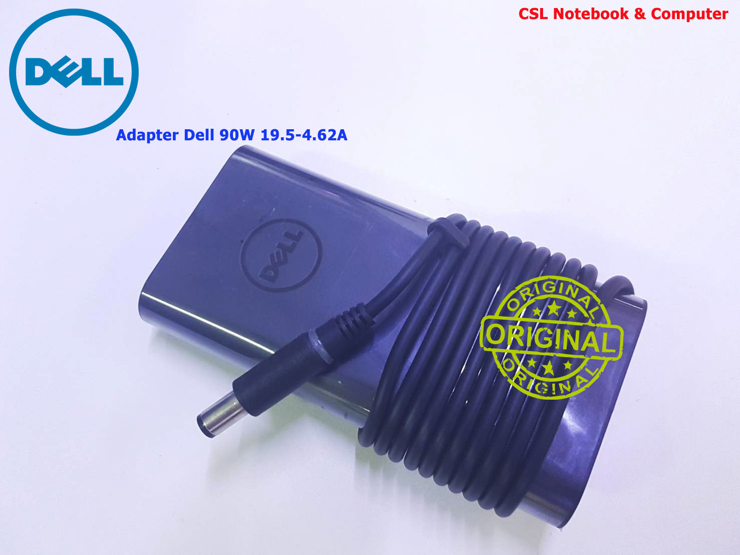 Adapter โน๊ตบุ๊ค Dell Inspiron N4110, N5110 แท้ สายชาร์จ Dell N4110, N5110 แท้ 90W แท้รับ ประกันศูนย์ Dell Thailand ราคา พิเศษ