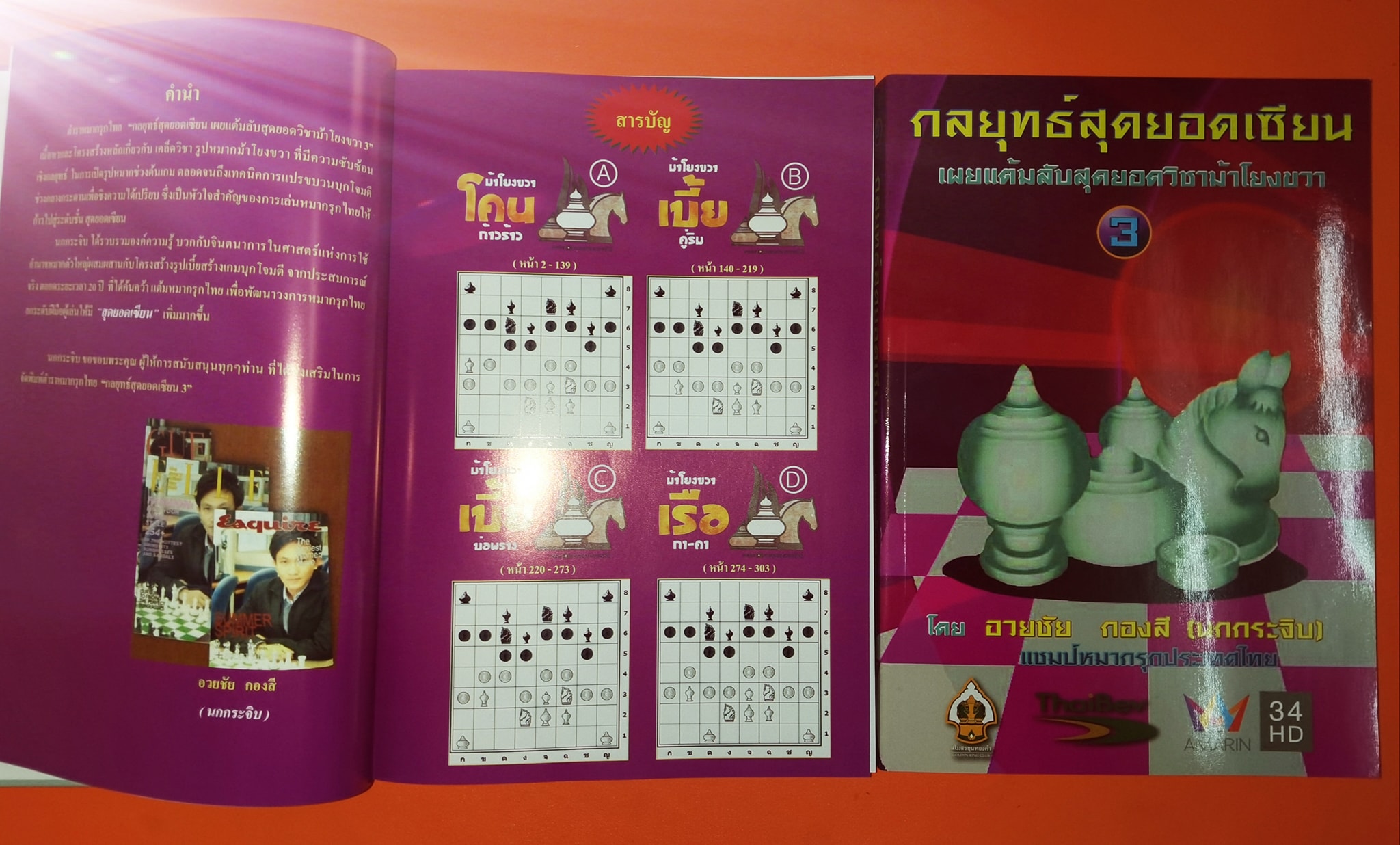 หนังสือหมากรุกไทย กลยุทธ์สุดยอดเซียน ฉบับม้าโยงขวา 3 (สุดยอดเซียนนกกระจิบ)