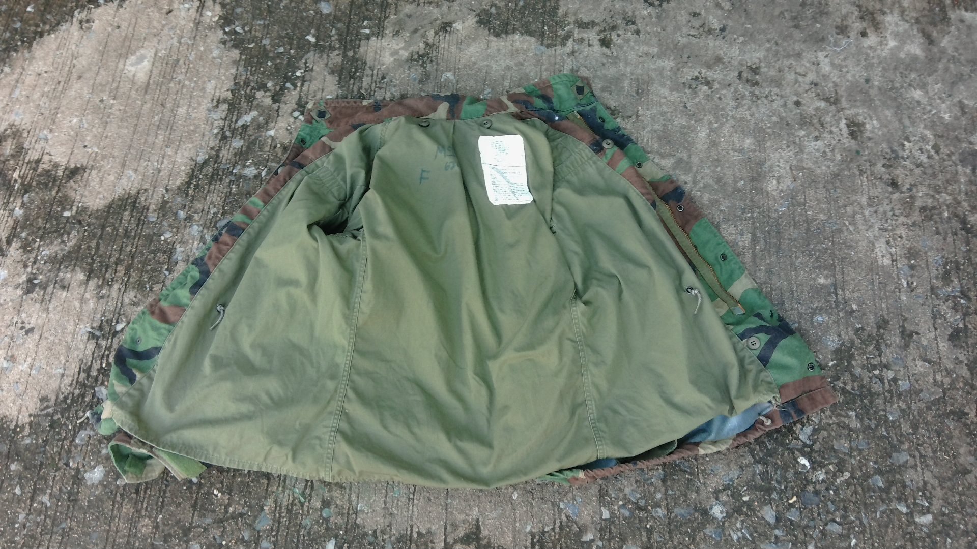 เสื้อทหารสหรัฐ M65 Class2 Pattern 2 Operation Urgent Fury