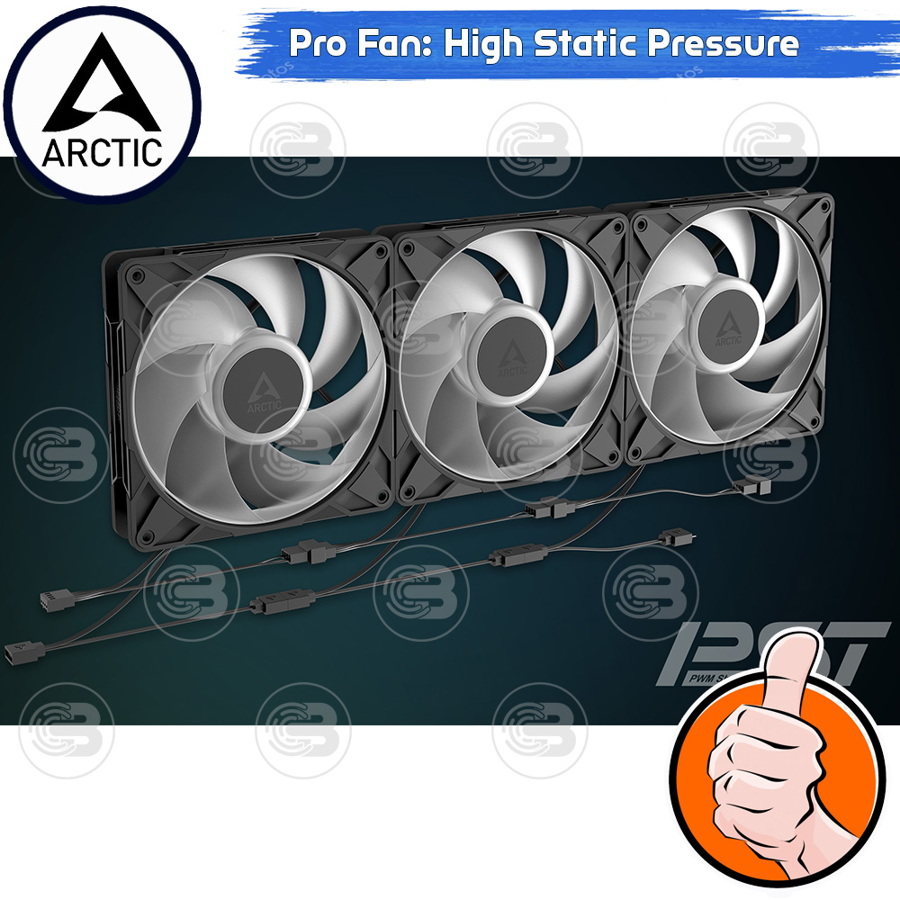 [CoolBlasterThai] ARCTIC P14 PRO A-RGB (size 140 mm.) X3 Value Pack PC Fan Case ประกัน 6 ปี