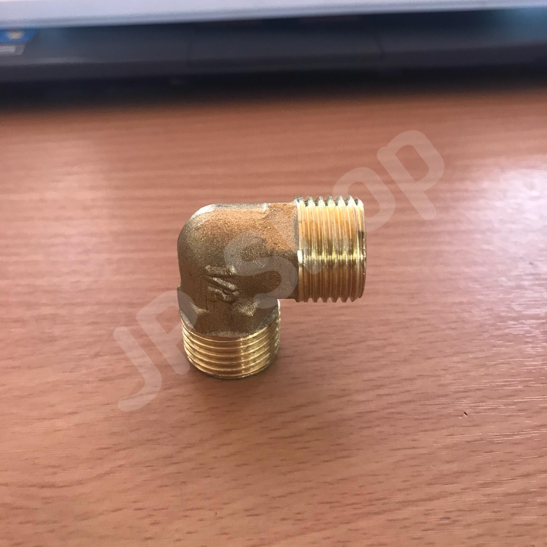 ข้องอทองเหลือง เกลียวนอก ขนาด 4 หุน ข้อต่อ ขนาด4หุน ทองเหลือง ข้องอ #2054