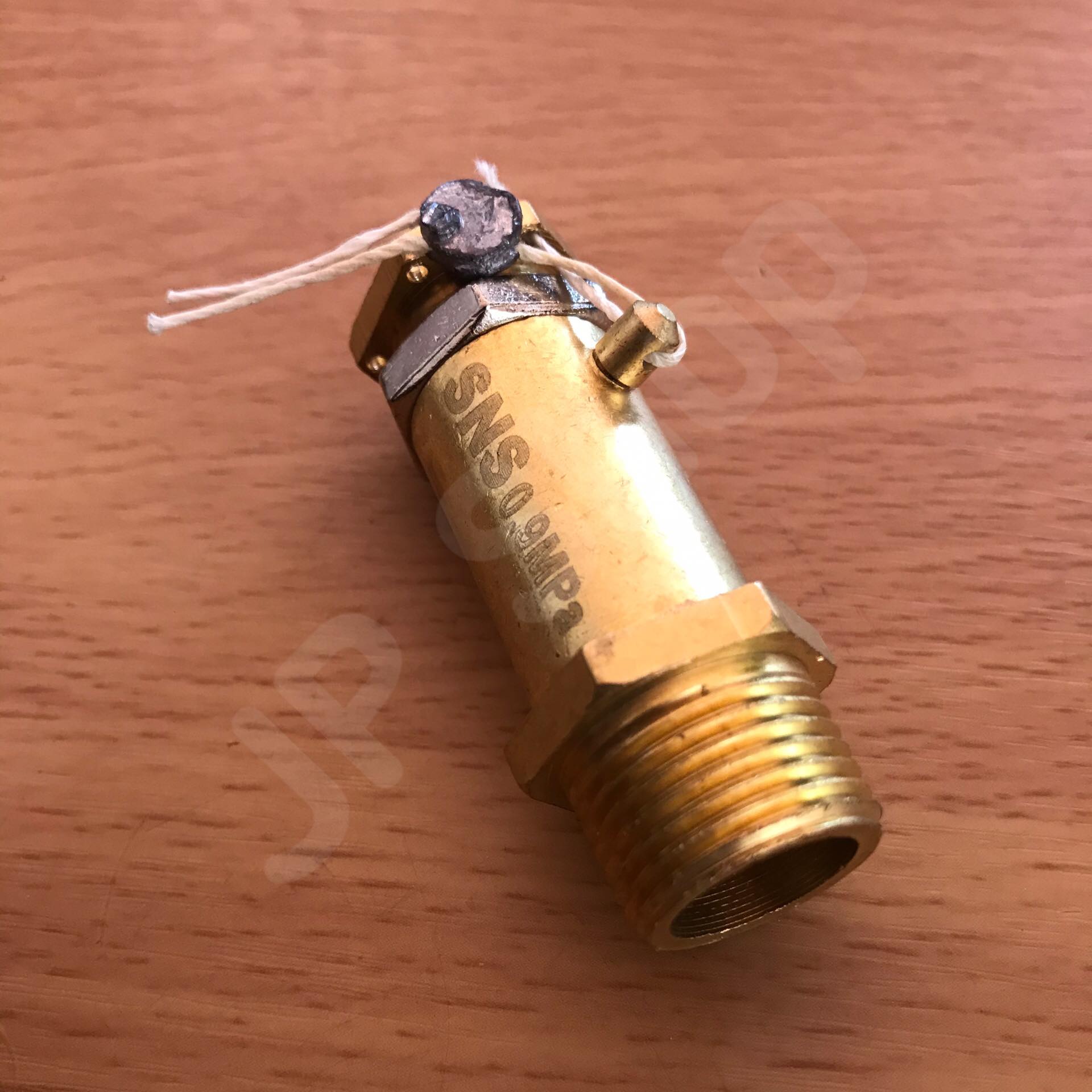 เซฟตี้วาล์ว โปโลลม ปั๊มลม เกลียวนอกNPT 3 หุน BV-3 ทองเหลือง ตัดรอบส่งทุกๆชั่วโมง #1024