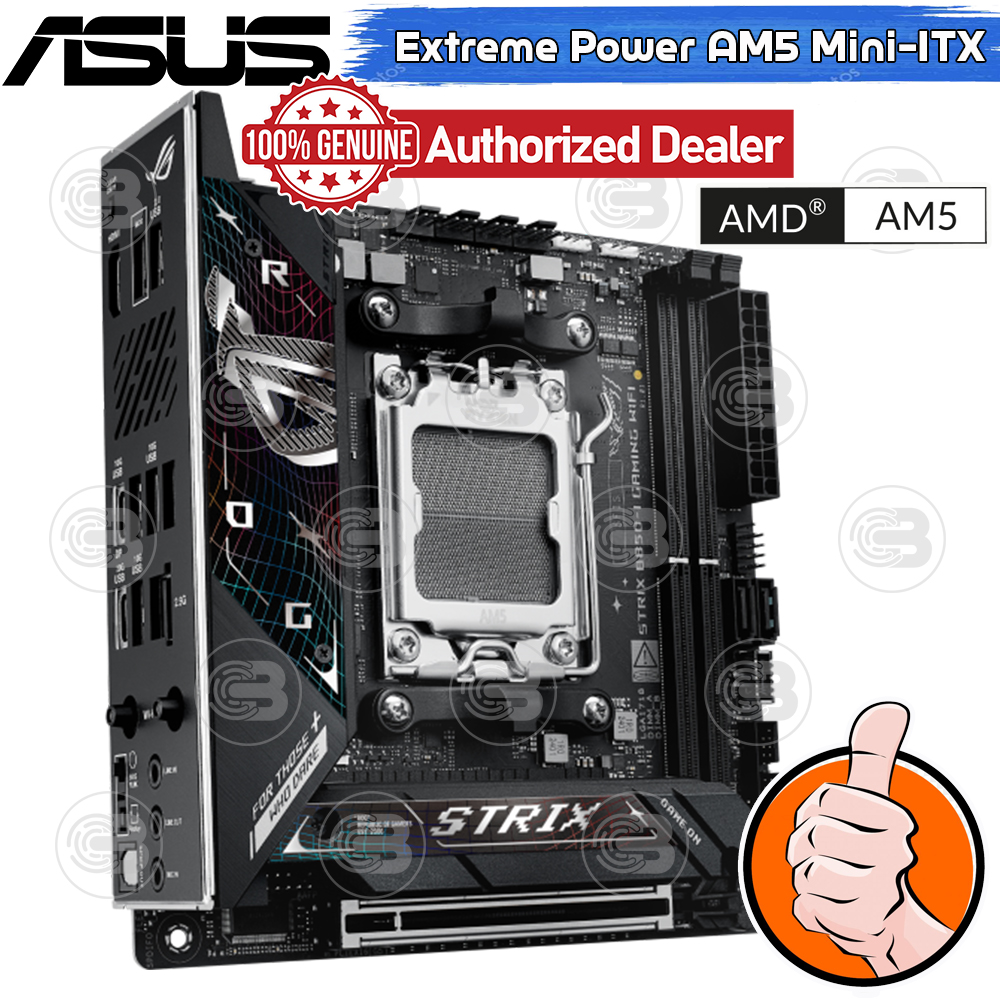 [CoolBlasterThai] ASUS MAINBOARD ROG STRIX B850-I GAMING WIFI AMD SOCKET AM5 DDR5 MINI-ITX ประกัน 3 ปี