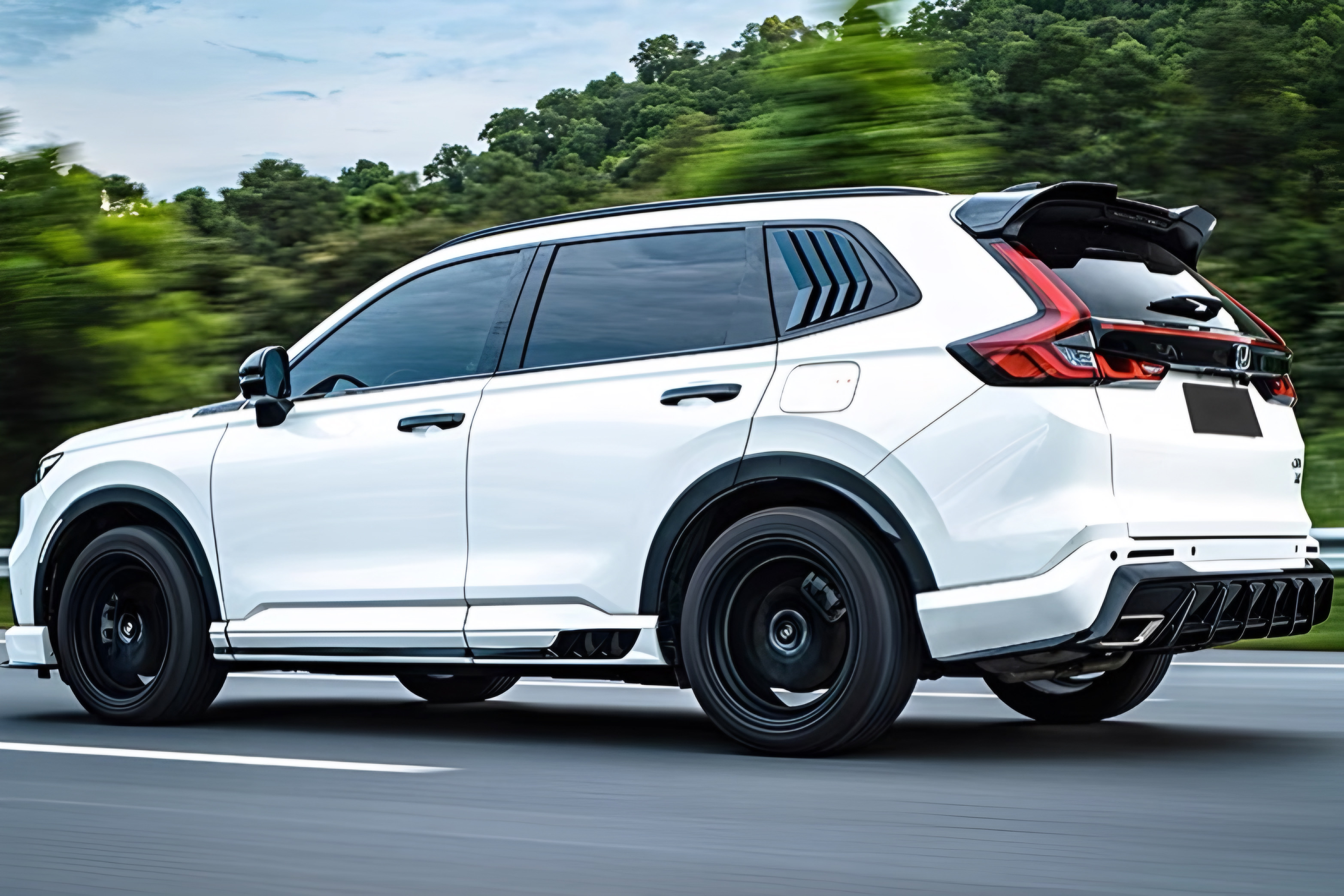 ชุดแต่ง ชุดสเกิร์ต Honda CR-V (G6) 2023-2026 รุ่น AKASAKA