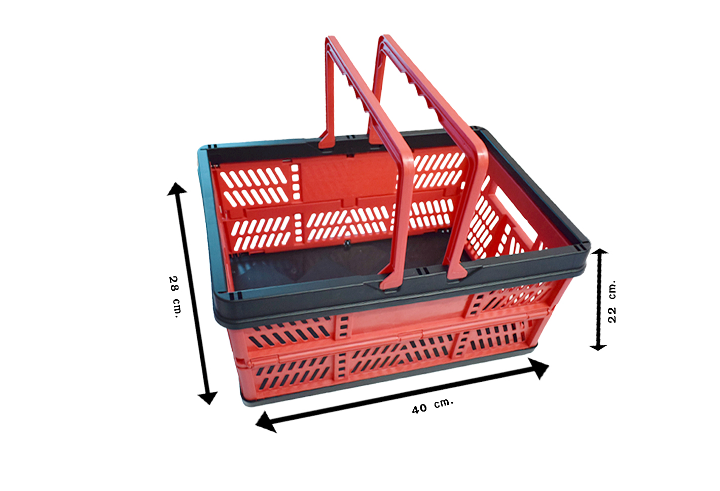 ตะกร้าพับได้ ตะกร้าอเนกประสงค์ พับเก็บได้ ใช้งานง่าย