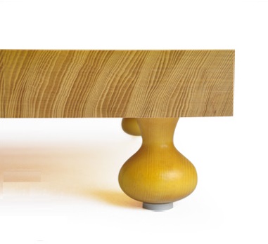 กระดานหมากล้อมไม้หนา4cm(ขากลม)