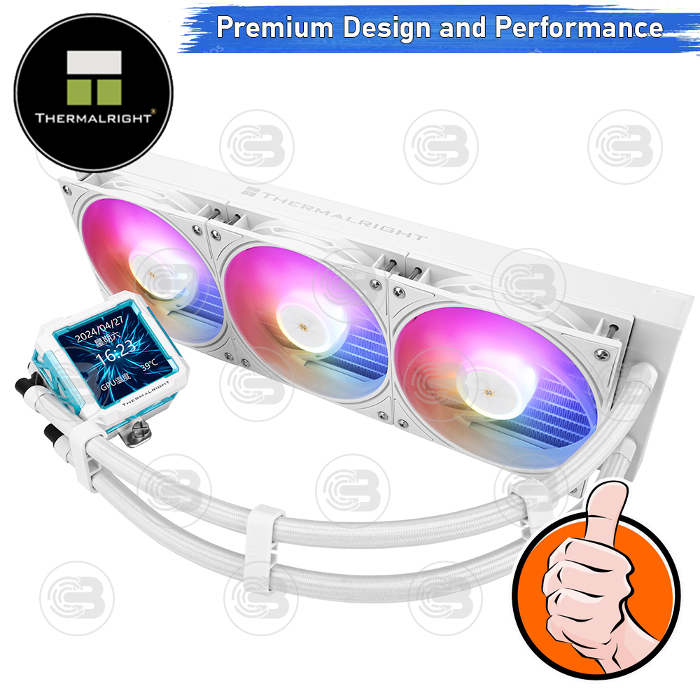 [CoolBlasterThai] Thermalright FROZEN WARFRAME PRO 360 ARGB WHITE AIO Liquid CPU Cooler (AM5/LGA1851 Ready) ประกัน 5 ปี