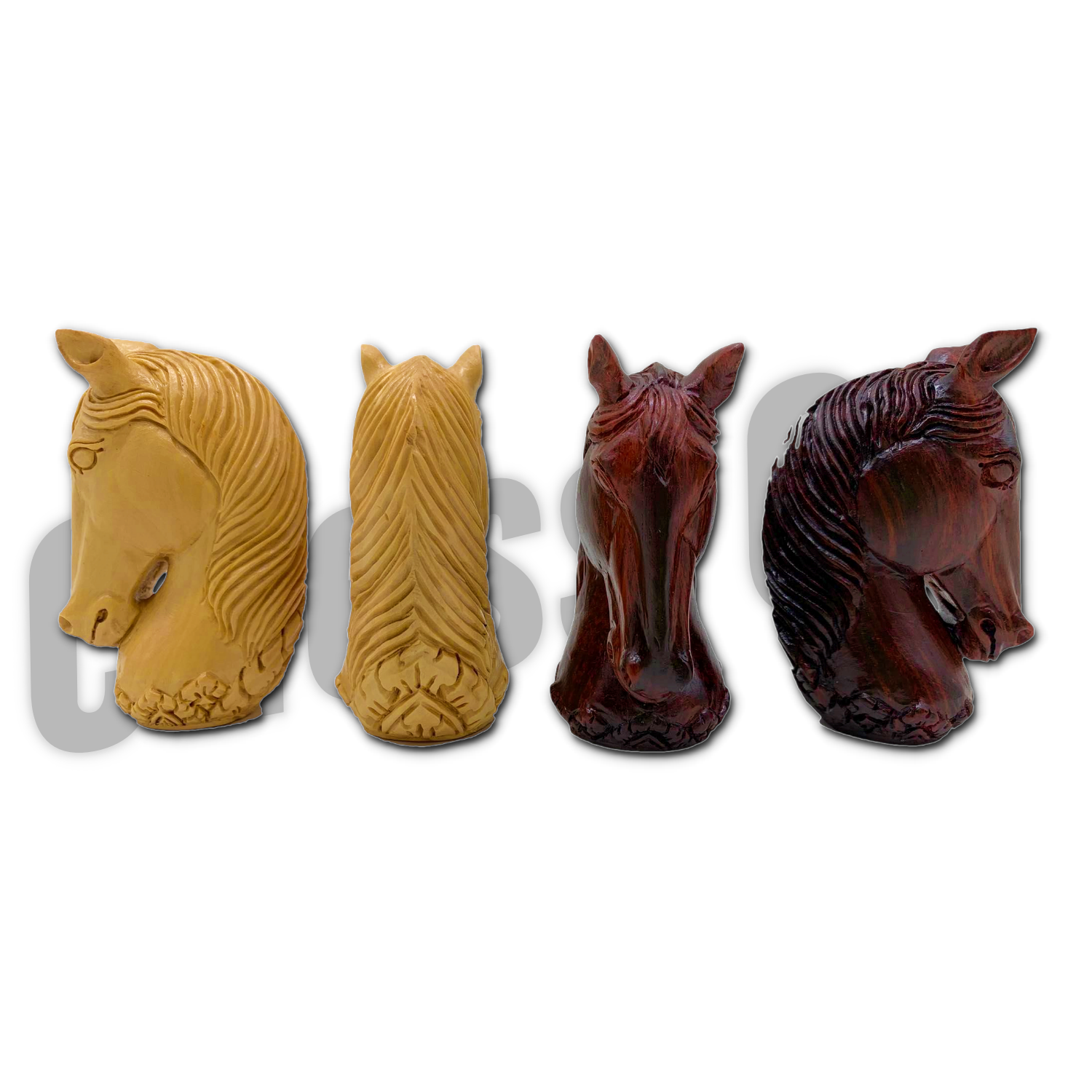 ตัวหมากรุกไทยไม้เนื้อแข็ง รุ่น Champion set B