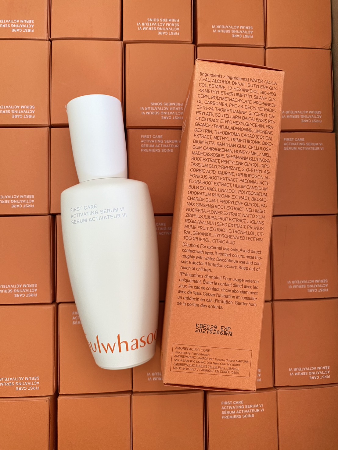 เซรั่ม Sulwhasoo First Care Activating Serum VI 90ml. rose blackpink