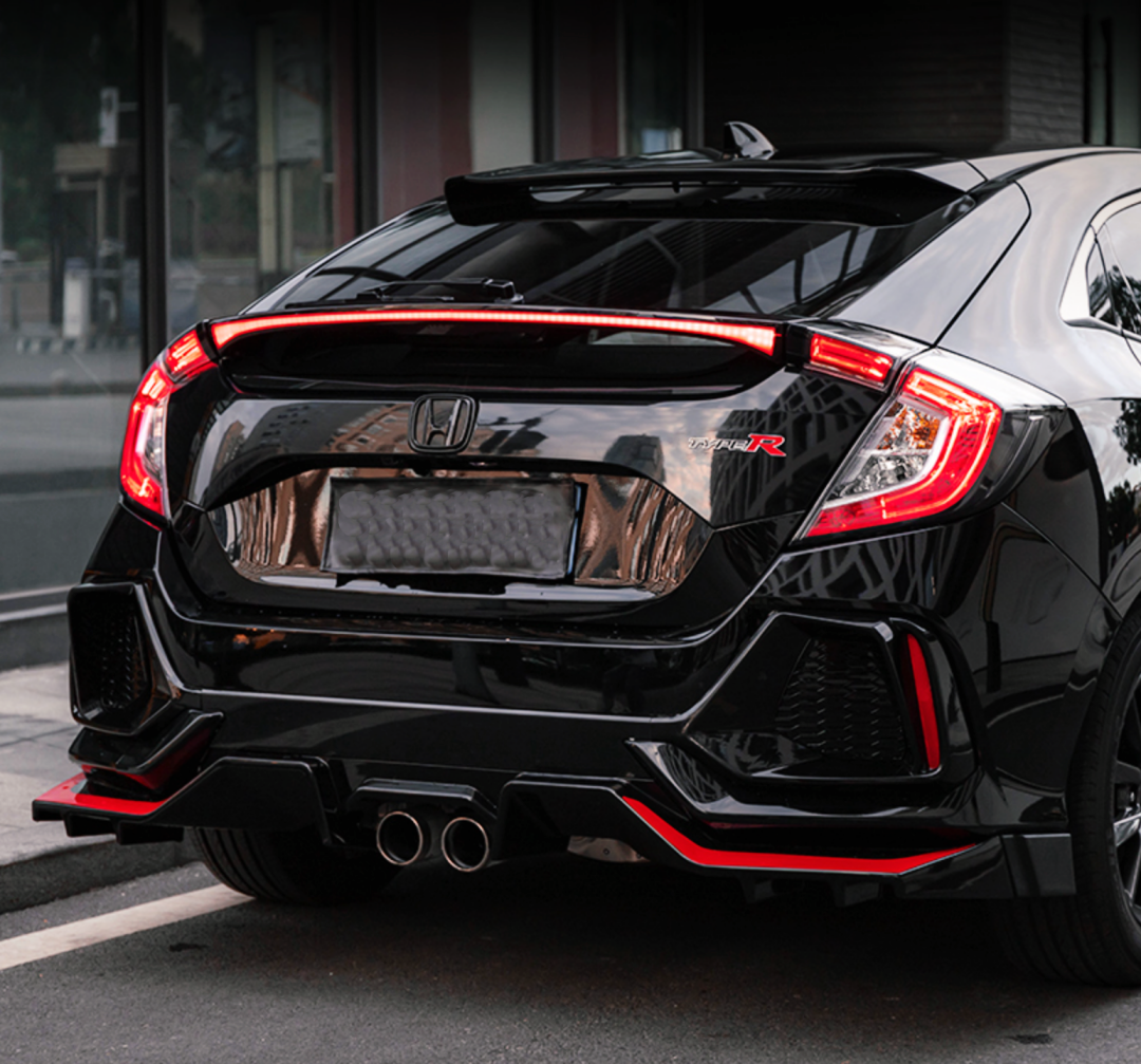 ลิ้นหลัง สเกิร์ตหลัง Diffuser Concept CIVIC Hatchback CIVIC FK