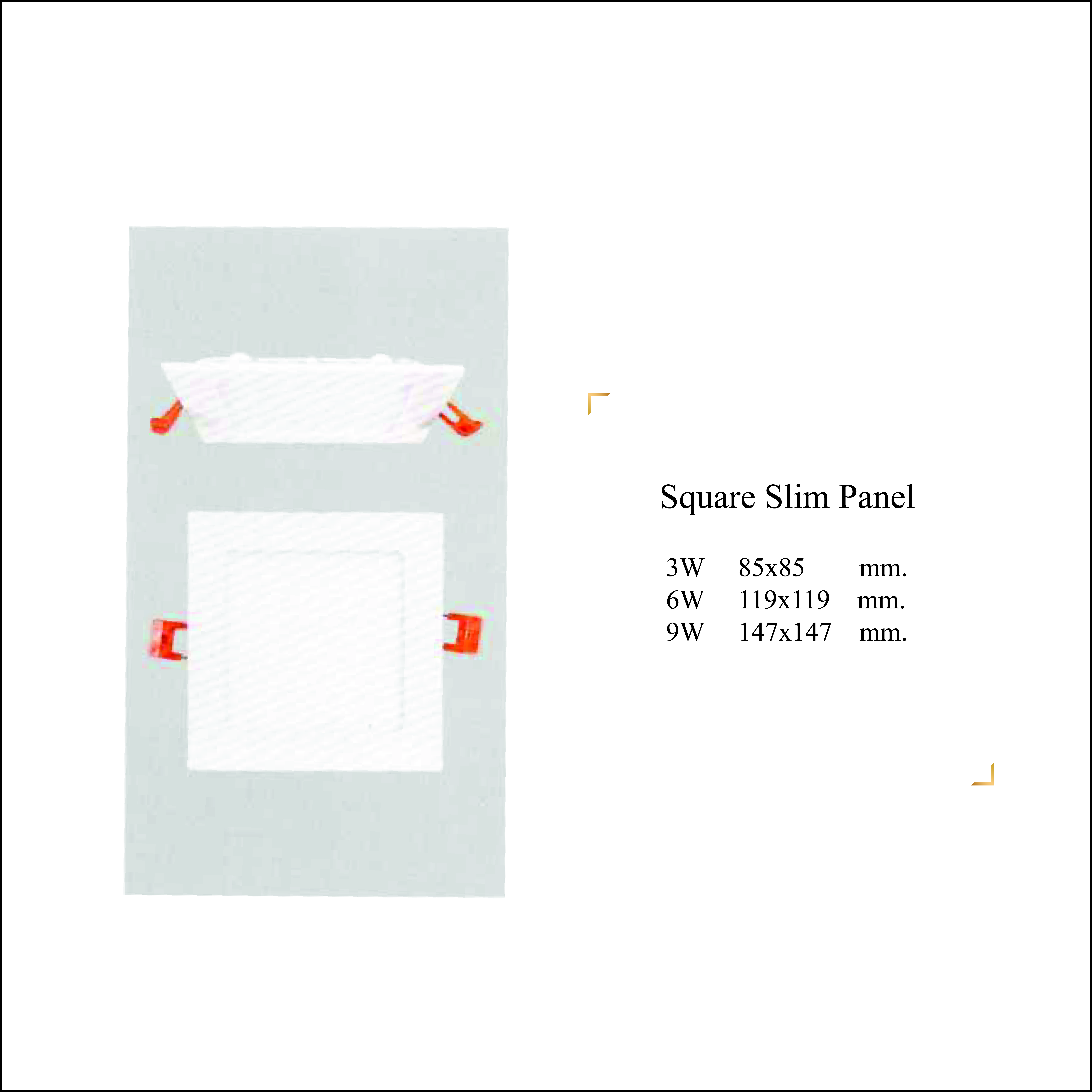 Square Slim Panel