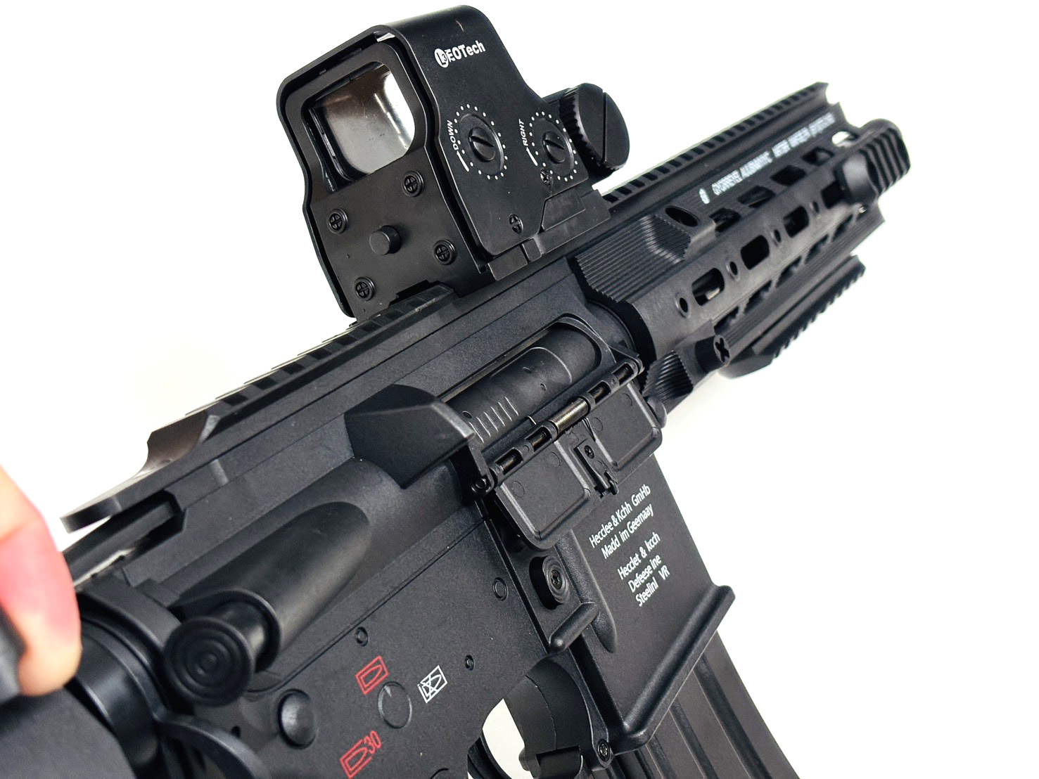 ปืนเจล ปืนเจลไฟฟ้า รุ่น HK416 รุ่นพิเศษเฟืองเหล็ก ท่ออลู (Sime&Full&Blowback)